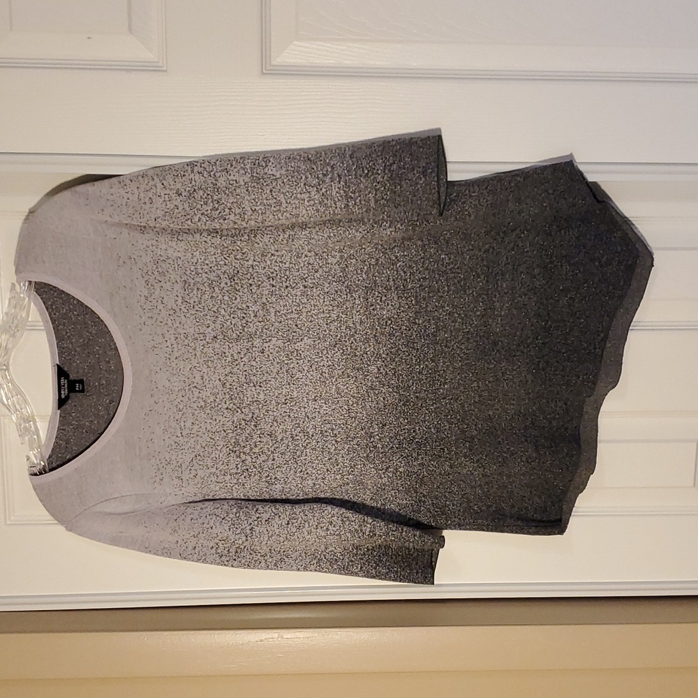Simply Vera Vera Wang Assymentrical Ombre Sweater Sz Petite Med